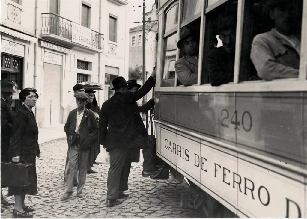 Straßenbahnen in Lissabon 1940er Jahre